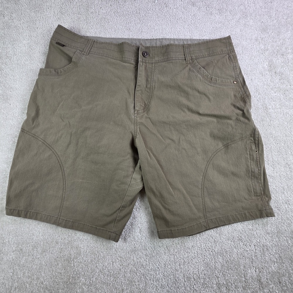 Kuhl Rambler Hiking Cargo Shorts Mens‎ 42x10 Green Pockets Outdoors Casual
